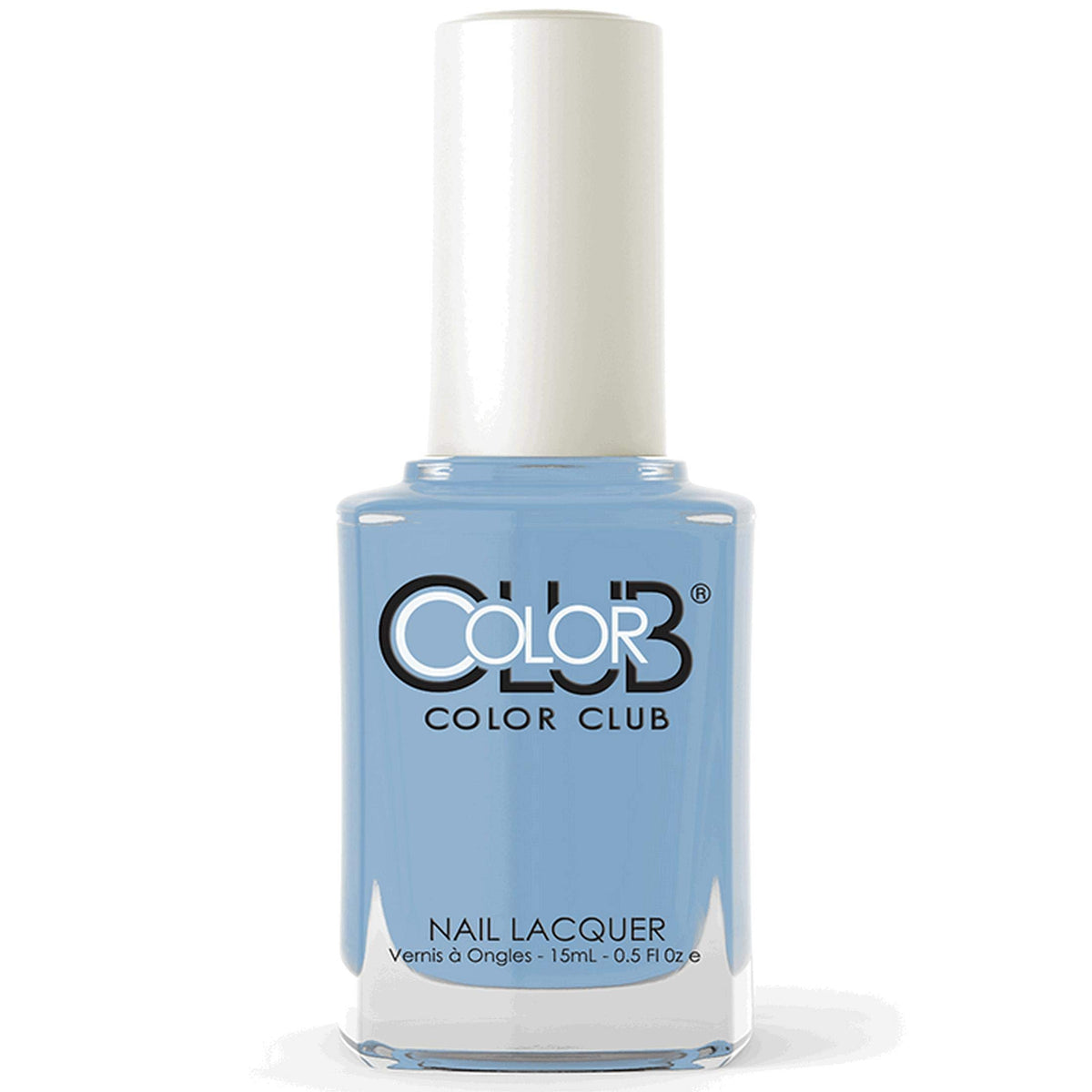 Color Club Sky Blue Nail Lacquer - Route 66, 0.5 Fl Oz (15 Ml) - Long-Lasting Polish