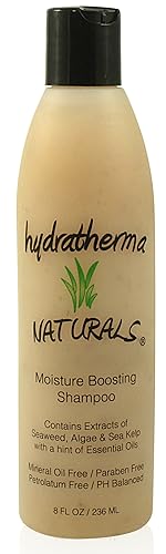 Hydratherma Naturals Moisturizing Boosting Shampoo – 8 Fl Oz, Nourishing Hair Care Formula