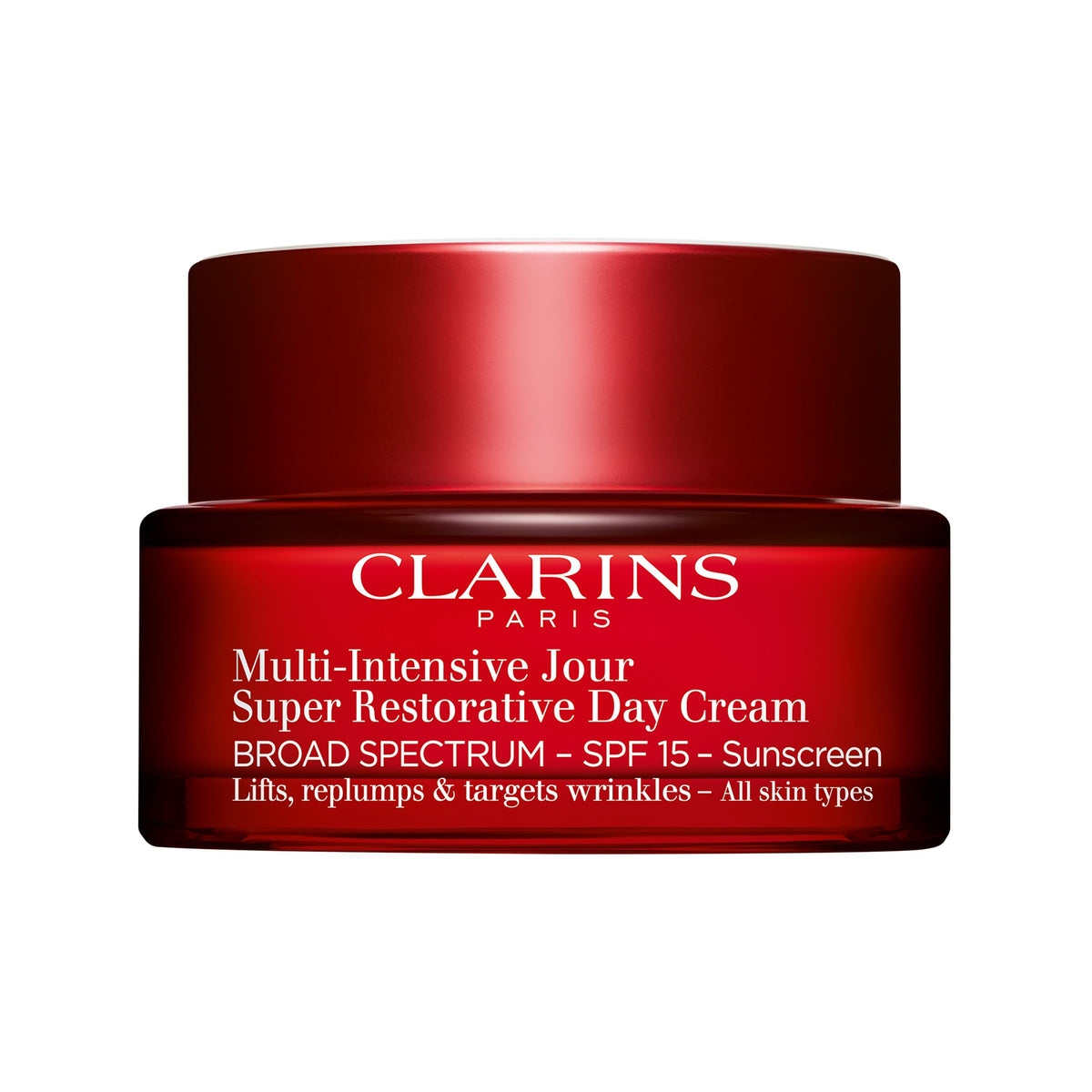 Clarins Super Restorative Day Cream Spf 15 | Anti-Aging Moisturizer For Mature Skin, 1.7 Oz