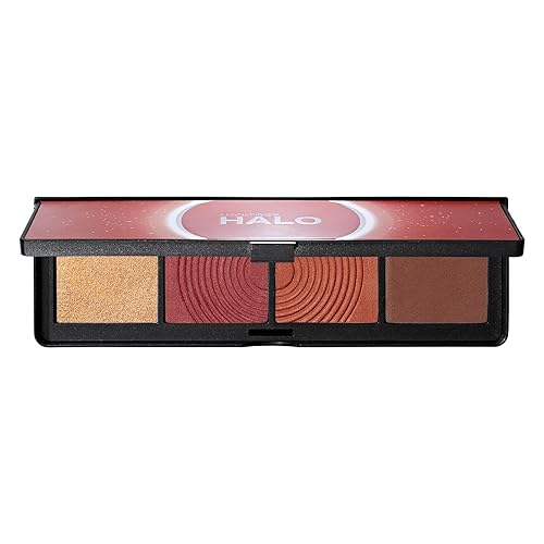 Smashbox Halo Sculpt + Glow Face Palette - Contour & Highlighter, Berry Saturation, 0.55 Oz