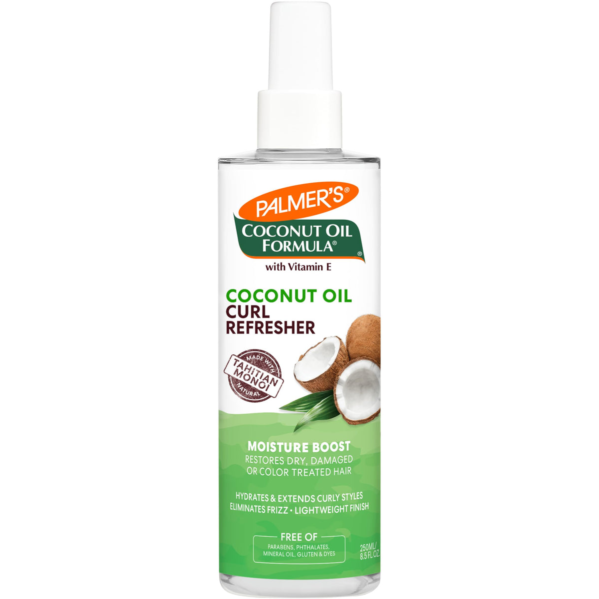 Palmer'S Coconut Oil Curl Refresher Spray - Moisture Boost, 8.5 Fl Oz, Clear