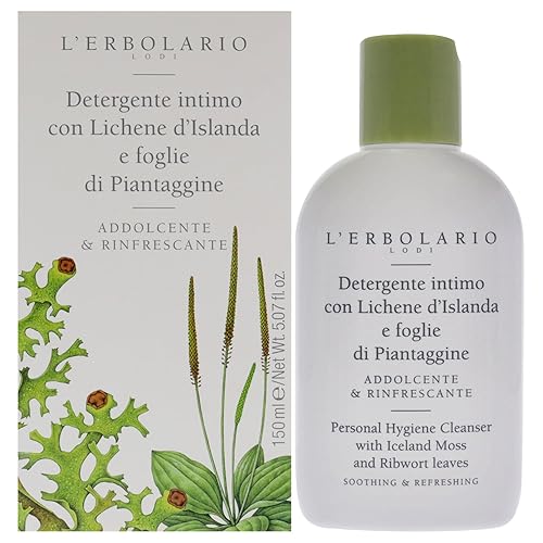 L'Erbolario Personal Hygiene Cleanser - Gentle, Refreshing, Silicone & Paraben Free, 5.07 Oz