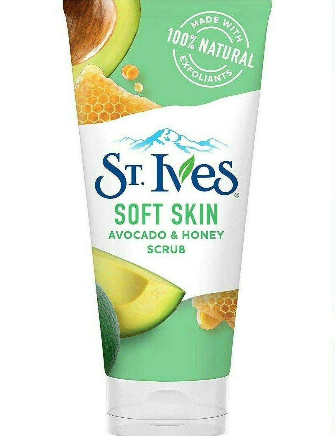 St. Ives Avocado & Honey Scrub Facial Cleanser - 6 Oz (Pack Of 2) For Soft Skin