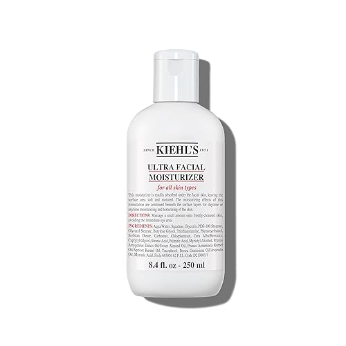 Kiehl'S Ultra Facial Moisturizer 8.4 Fl Oz - Hydrating Squalane & Glycerin, Fragrance