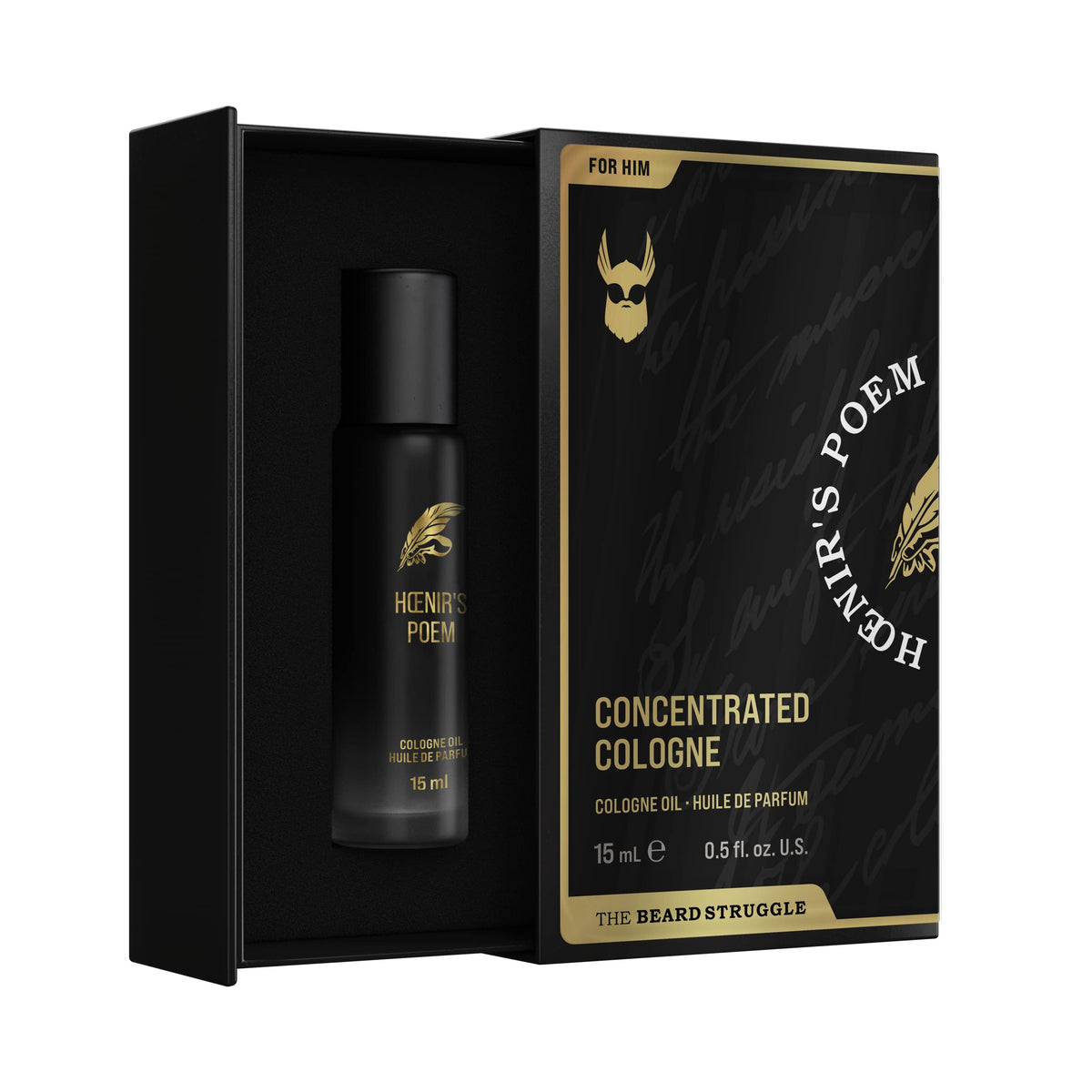 Beard Struggle Hoenir'S Poem Concentrated Cologne For Men - 15 Ml Gold Collection