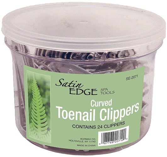 Satin Edge Toenail Clippers with Container - Durable Satin Design, Perfect for Precision Grooming