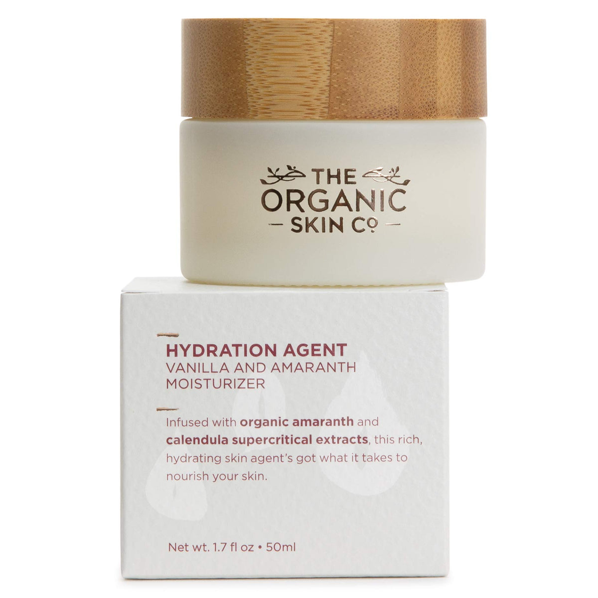 The Organic Skin Co. Natural Organic Face Moisturizer, Vegan, Cruelty-Free, 1.7 Fl Oz