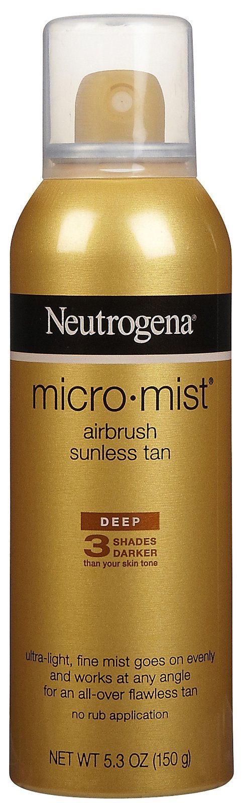 Neutrogena Micromist Tanning Sunless Spray, Deep Tint, 5.3 Ounce - Flawless Tan Finish