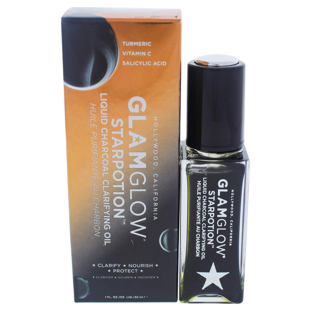 Glamglow Starpotion Liquid Charcoal Clarifying Oil For Women - 1 Oz