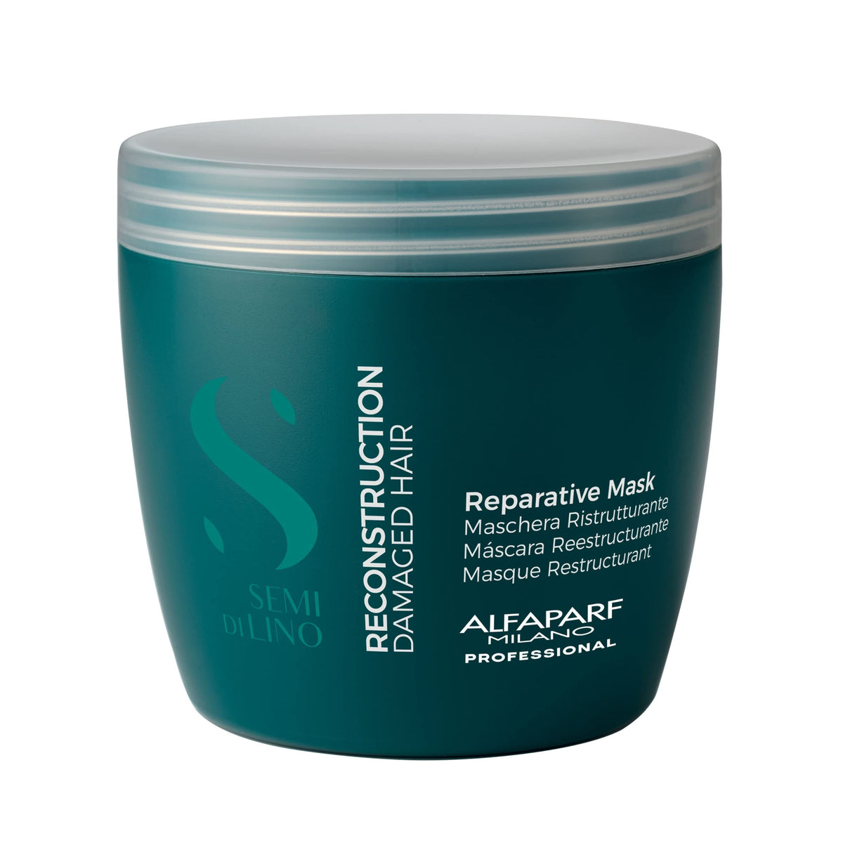 Alfaparf Milano Semi di Lino Reconstruction Reparative Mask for Damaged Hair  Safe on color Treated Hair  Damaged Hair Repair 