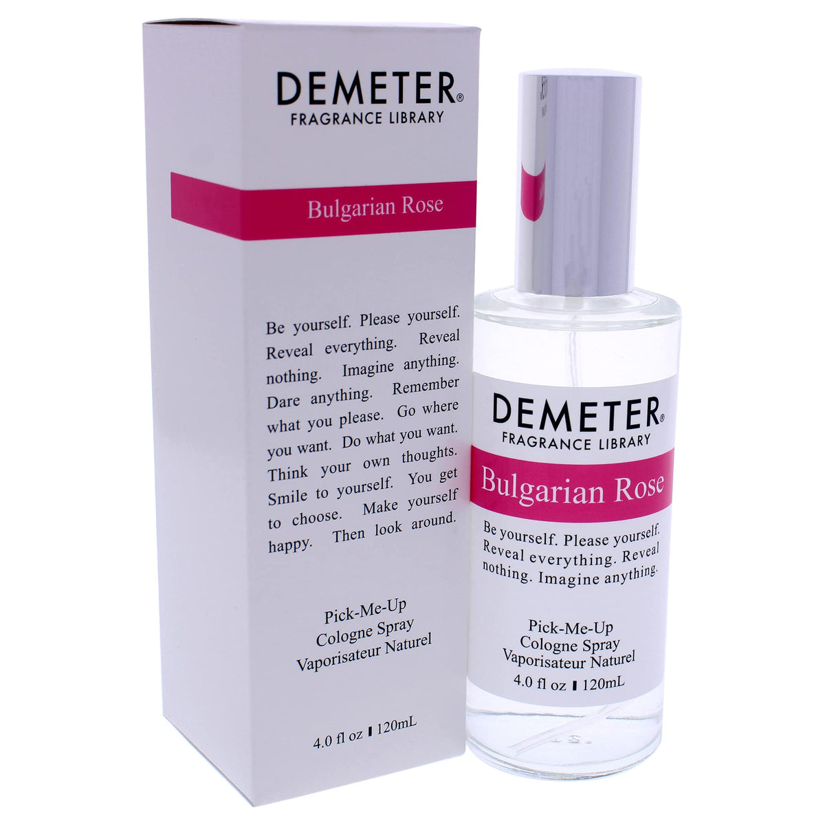 Demeter Bulgarian Rose Cologne Spray For Women, 4 Fl Oz, Floral Fragrance