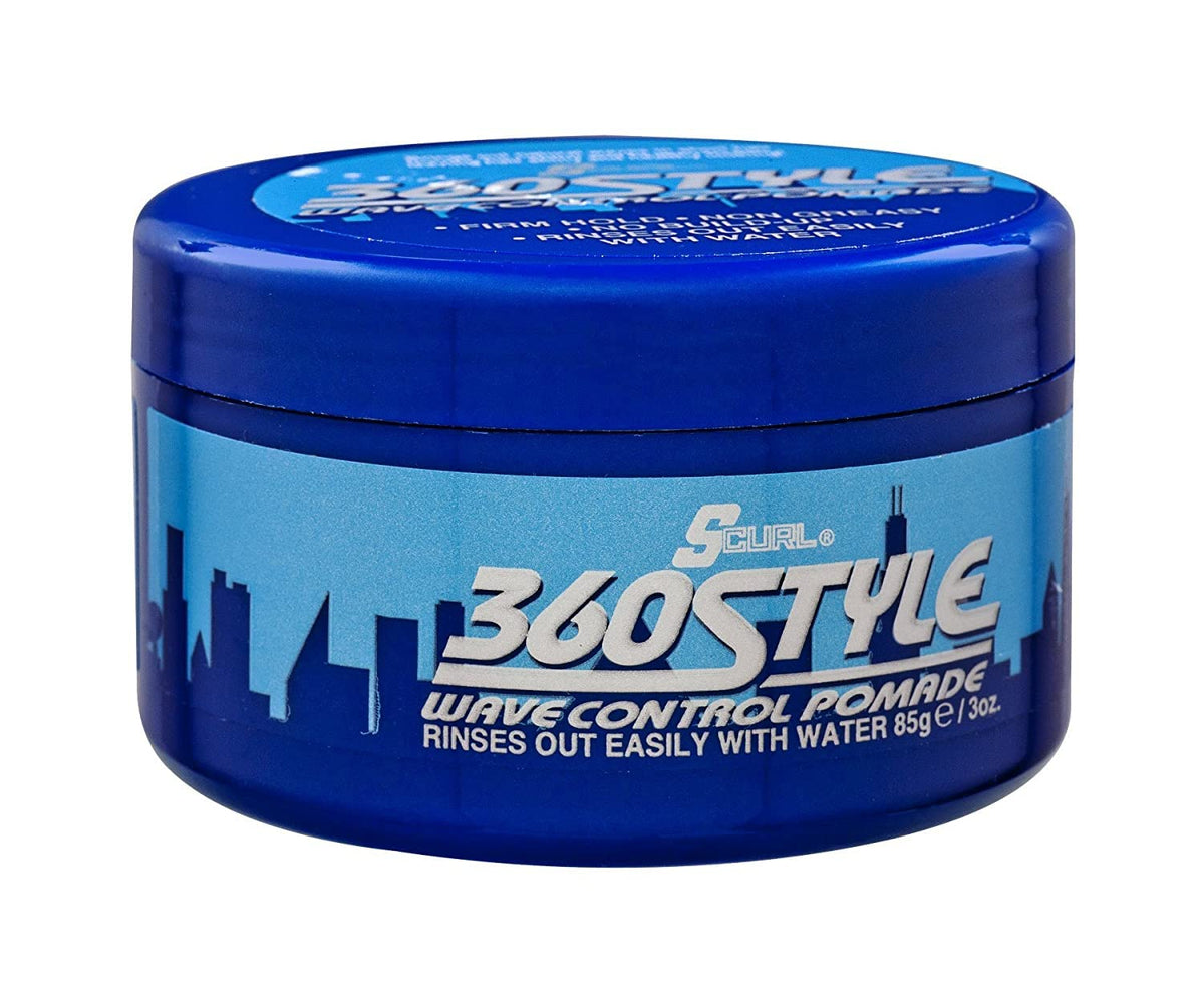 Luster's S-Curl 360 Wave Control Pomade 3oz (2 Pack) - Perfect for Wave Styling and Control