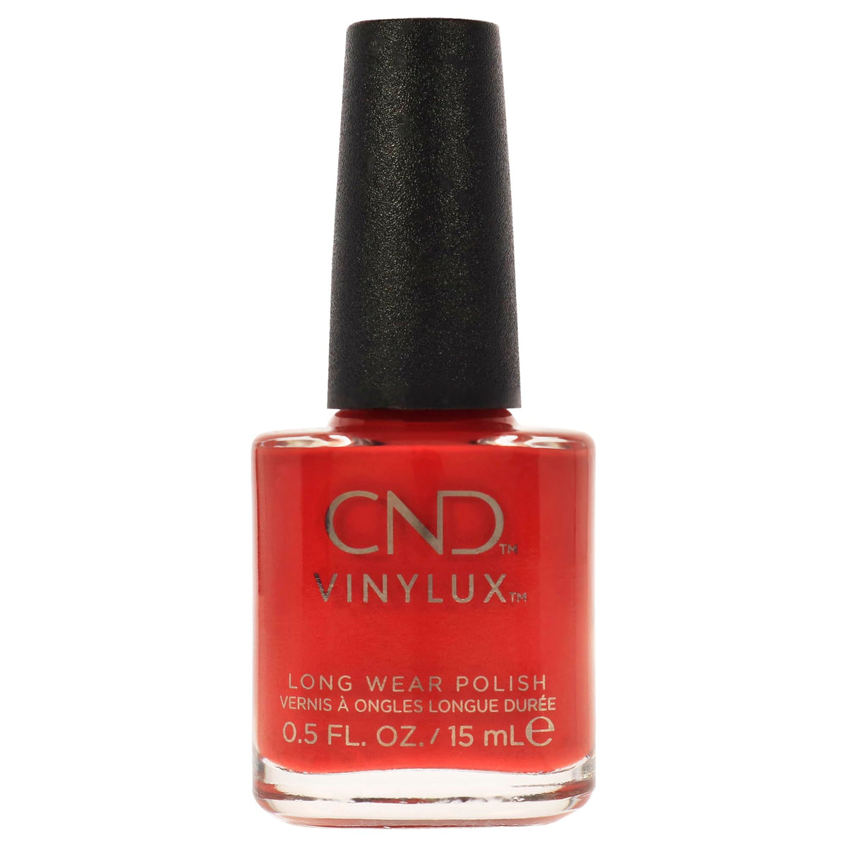 Cnd Vinylux Longwear Red Nail Polish - Gel-Like Shine, Chip Resistant, 0.5 Fl Oz