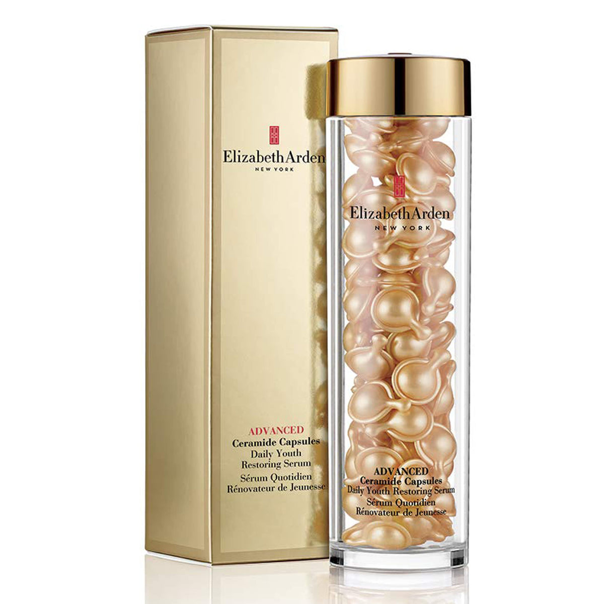 Elizabeth Arden Daily Ceramide Serum Capsules, Anti-Aging, Fragrance-Free, 90 Count