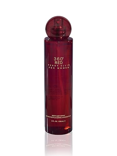 Perry Ellis 360 Red Body Mist for Women, 8 Fl Oz - Refreshing Fragrance, Perfect for Daily Wear