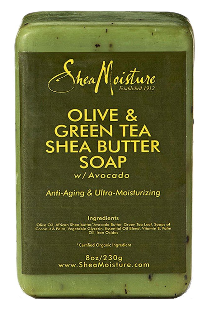 Sheamoisture Shea Olive & Green Tea Butter Soap, 8 Oz (Pack Of 2)