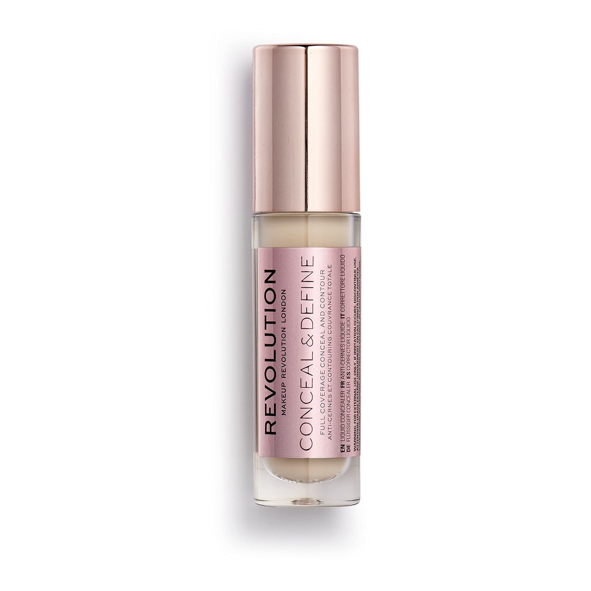 Makeup Revolution C2.5 Concealer - Full Coverage, Matte Finish, Vegan, 0.7 Fl Oz