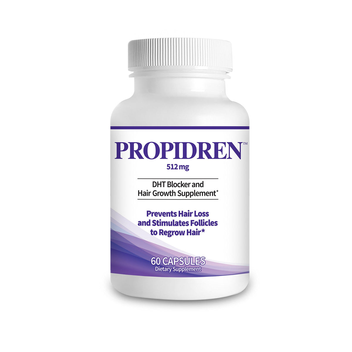 Propidren By Hairgenics - Dht Blocker & Hair Growth Supplement, 60 Count For Hair Loss Regrowth