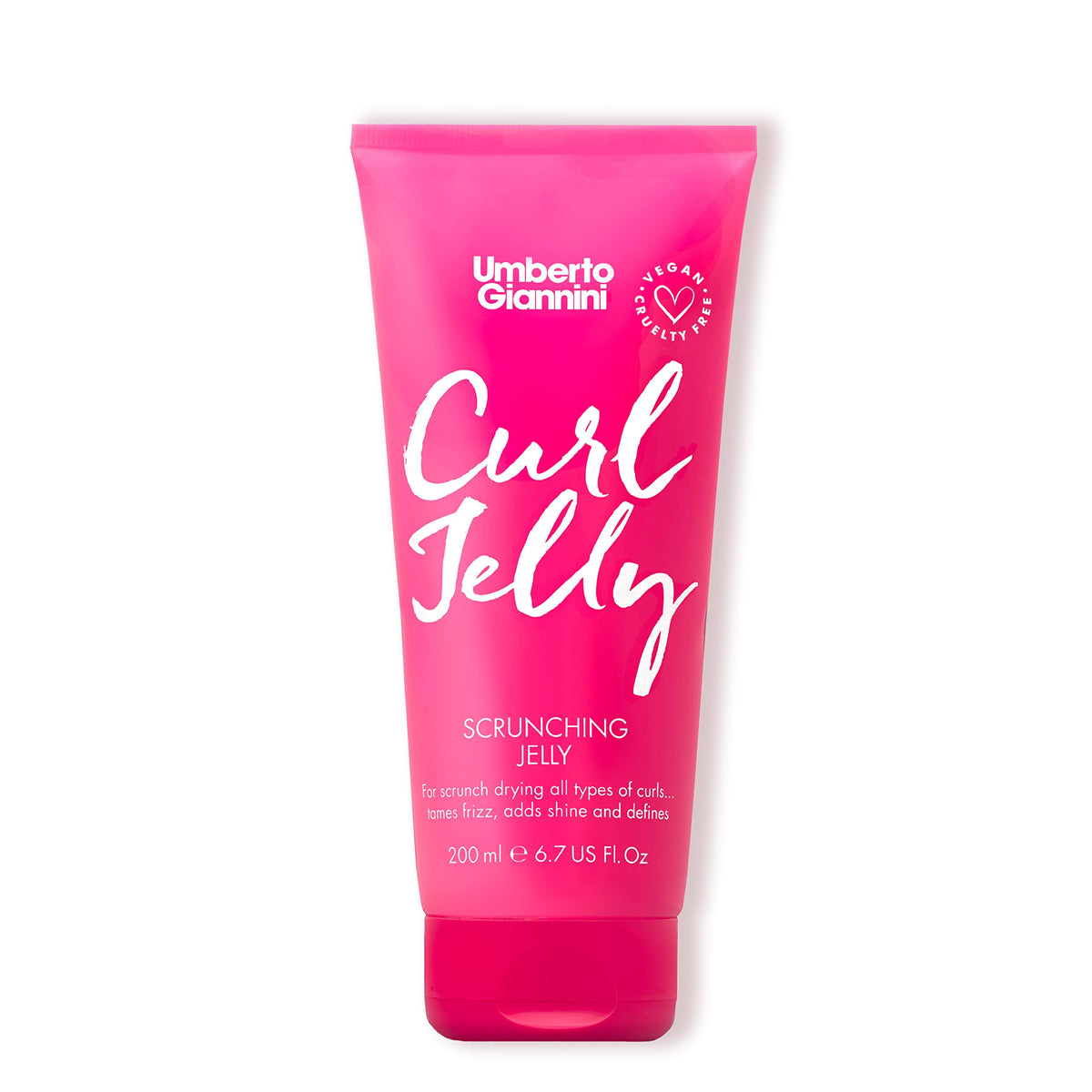 Umberto Giannini Curl Jelly - Vegan Frizz Solution Gel For Curly/Wavy Hair, 200Ml