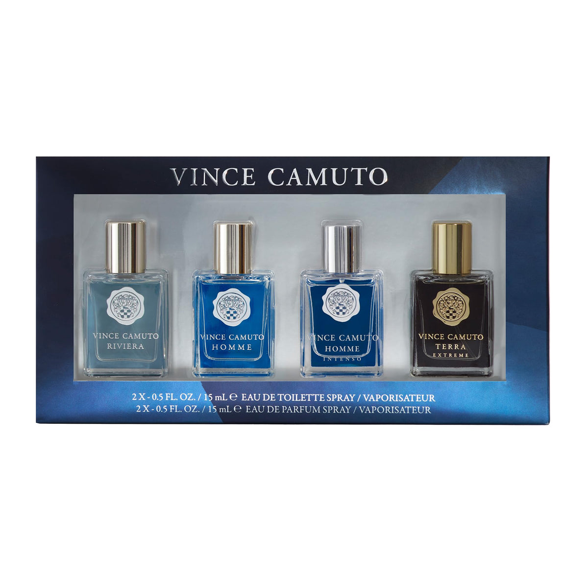 Vince Camuto Men'S 4 Pc Cologne Gift Set - Travel Size Eau De Toilette, Holiday Stocking Stuffer