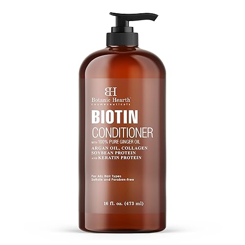 Botanic Hearth Biotin Conditioner With Ginger Oil & Keratin For Hair Growth, 16 Fl Oz