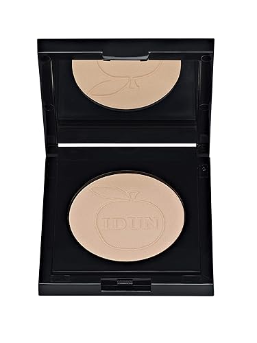 IDUN Minerals Finishing Powder VACKER - Light Warm, 0.12 oz, Perfect for a Flawless Finish