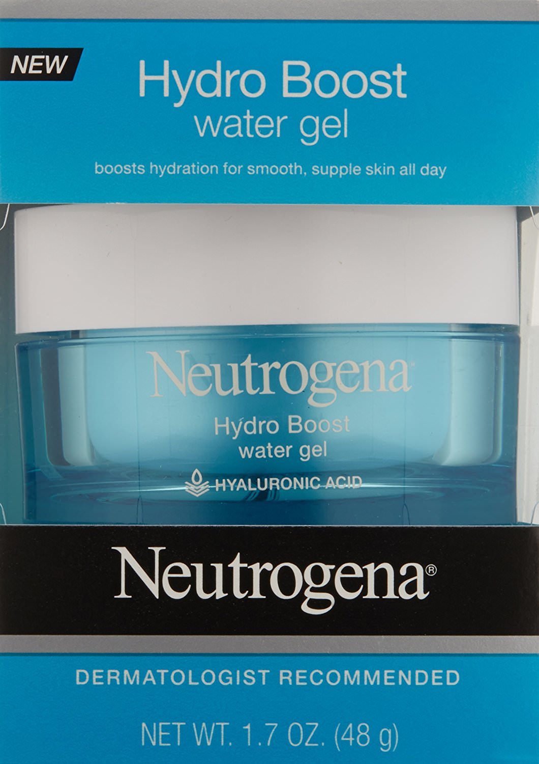 Neutrogena Hydro Boost Gel Moisturizer With Hyaluronic Acid, 2 Pack, 1.7 Fl. Oz Each