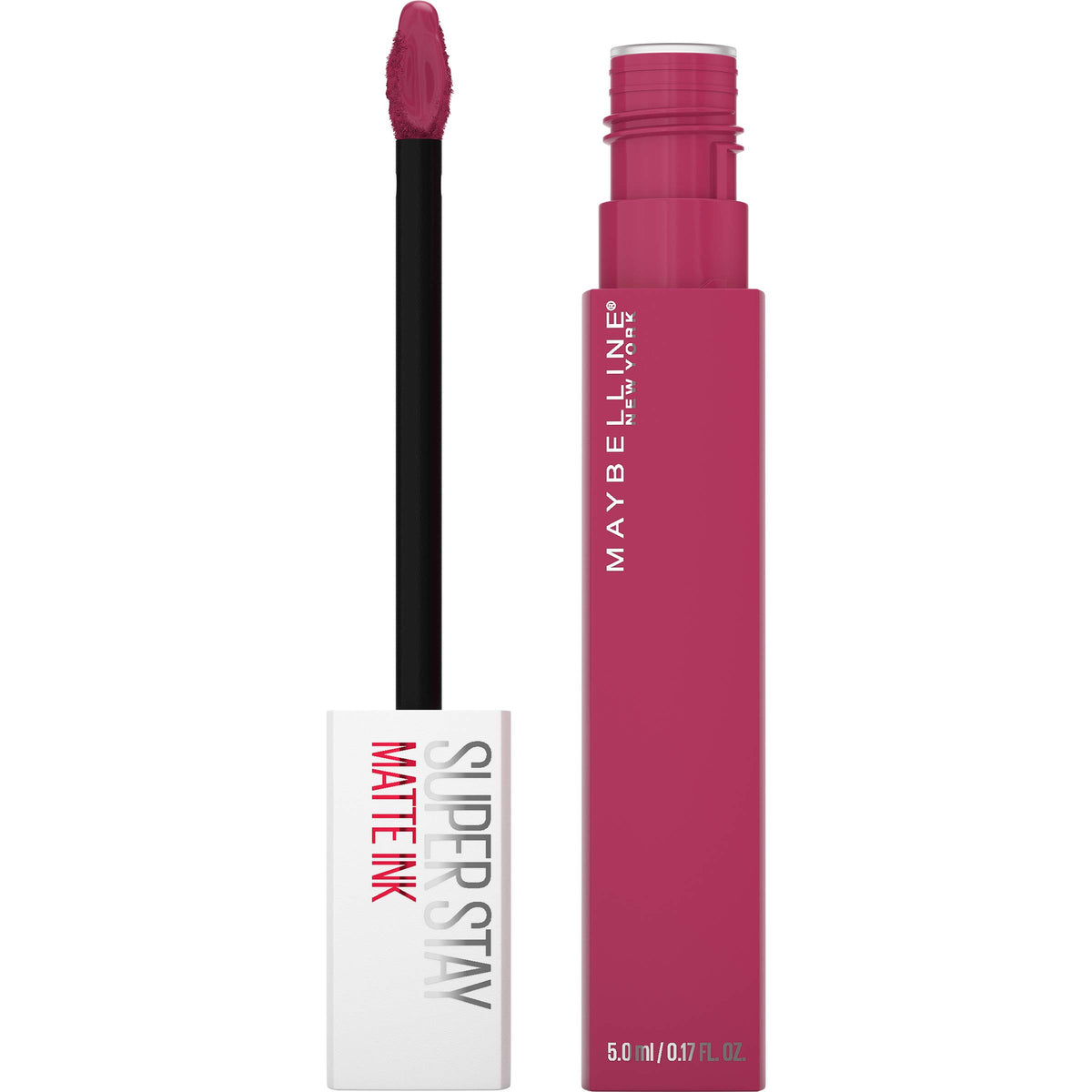 Maybelline Super Stay Matte Ink Liquid Lipstick, 16H Wear, Pathfinder Berry Pink, 0.17 Fl Oz