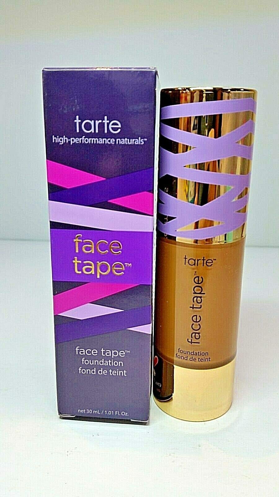 Tarte Face Tape Foundation - Tan Deep Golden, 1.01 Fl Oz, Full Coverage Liquid Makeup