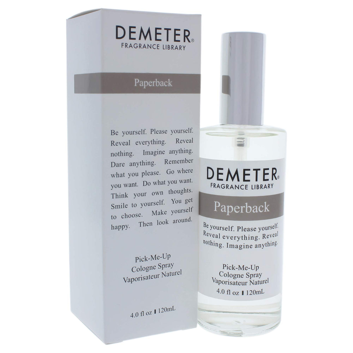 Demeter Paperback cologne Spray for Unisex  4 Ounce