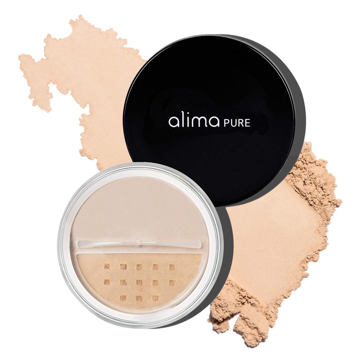 Alima Pure Loose Mineral Foundation Powder, Neutral 3.5, Oil Free, Full Coverage, 0.23 Oz