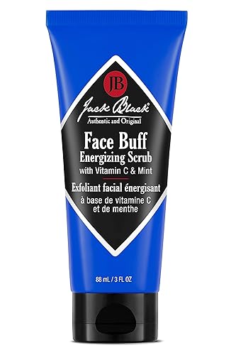 Jack Black Face Buff Energizing Scrub - Men'S Exfoliating Facial Cleanser, 3 Fl Oz