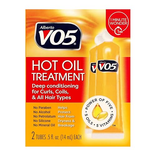 Alberto Vo5 Hot Oil Treatment - Moisturizing Hair Care With 5 Oils & Vitamins, 0.5 Oz