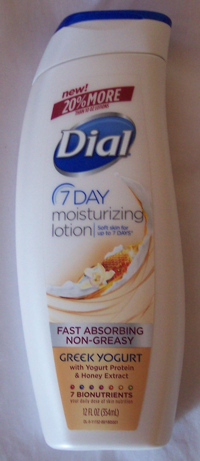 Dial Greek Yogurt Vanilla Honey Lotion - 12 Ounce Moisturizing Body Lotion