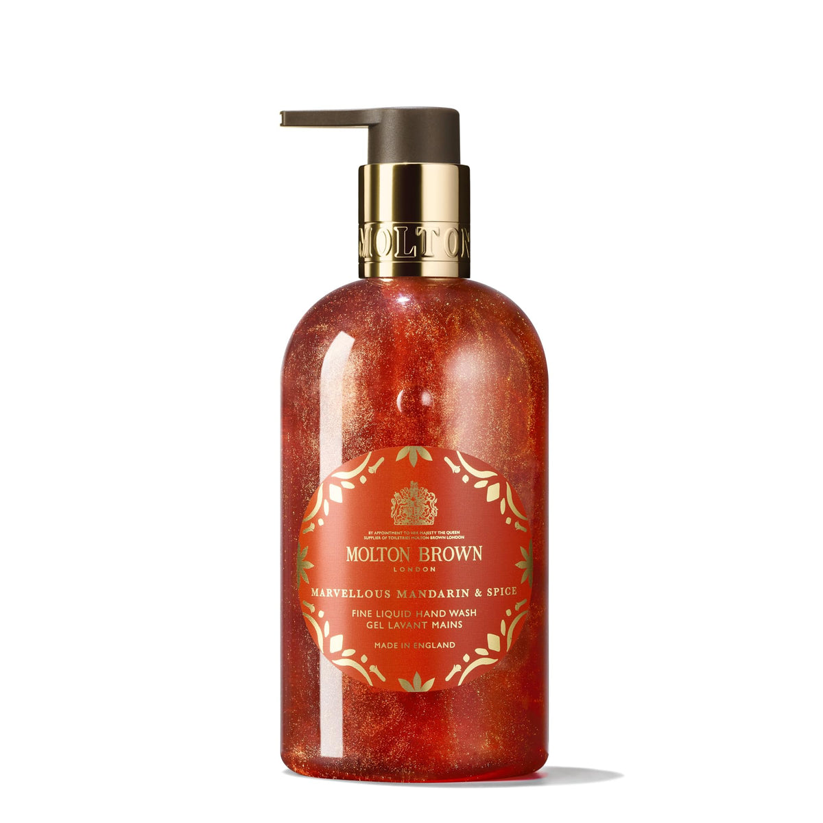 Molton Brown Marvellous Mandarin & Spice Hand Wash, 10 Fl. Oz., Red Liquid Soap