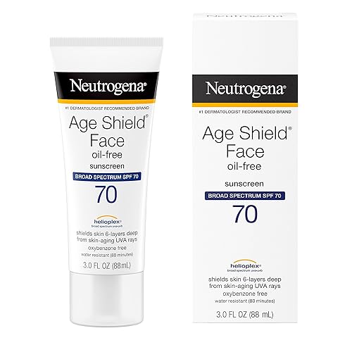 Neutrogena Age Shield Spf 70 Face Lotion Sunscreen, Oil-Free, Anti-Aging, 3 Fl Oz