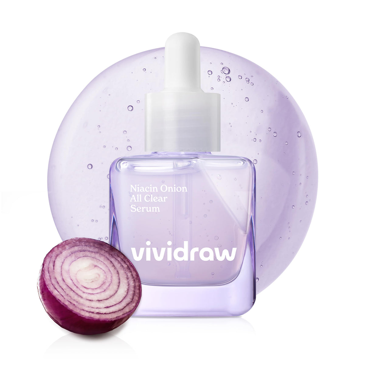 Vividraw Niacin Onion Acne Serum | Dark Spot Remover, 5% Niacinamide, Vitamin C, 40Ml