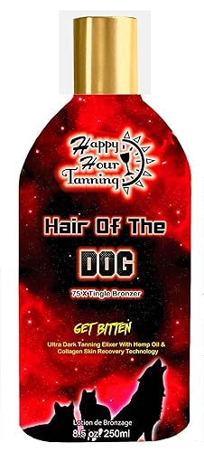 Most Hair Of The Dog Hot Bronzer Tanning Lotion - Deep Tan Accelerator For Sunless Glow