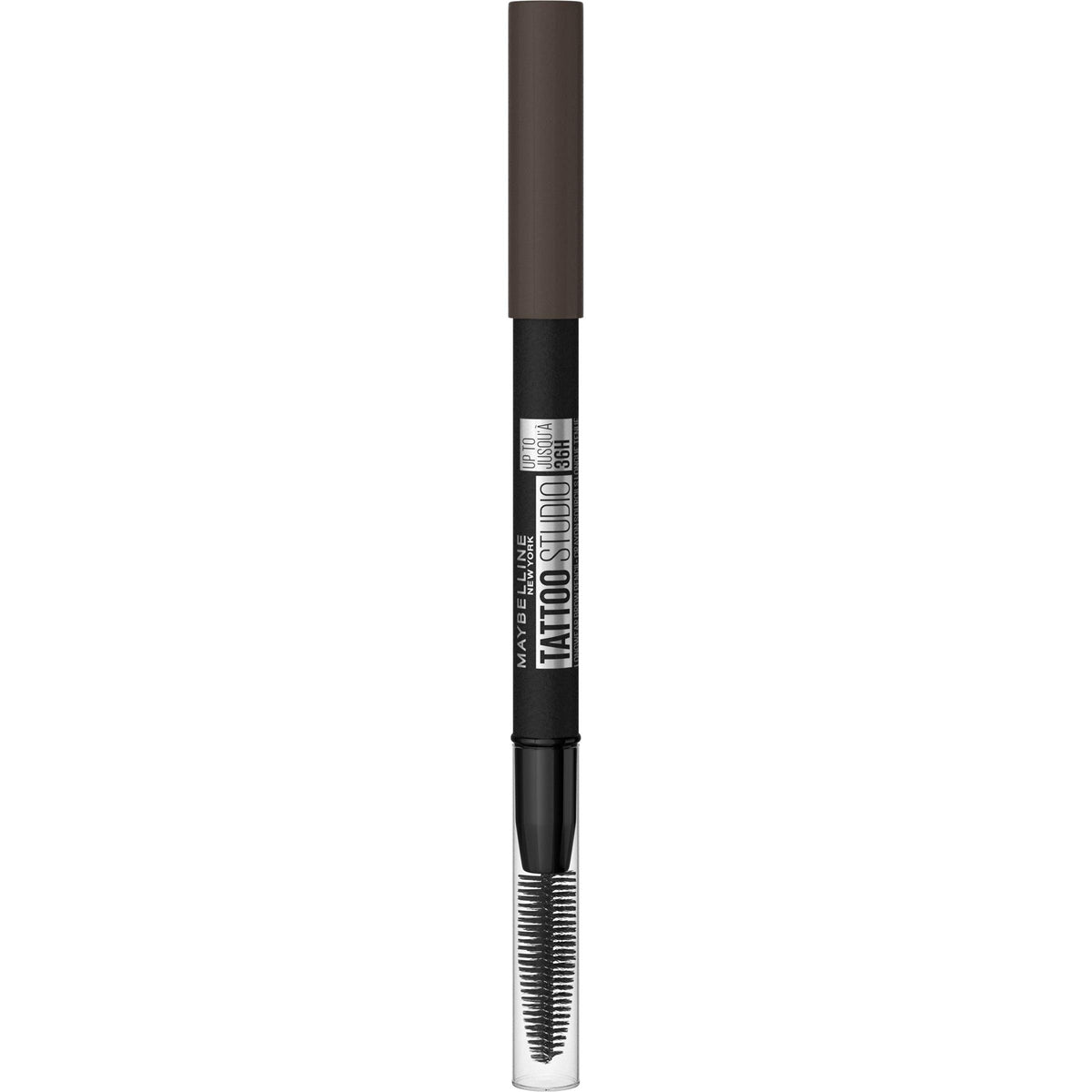 Maybelline Tattoostudio Waterproof Eyebrow Pencil, Longwear Black Brown, Sharpenable, 1 Count