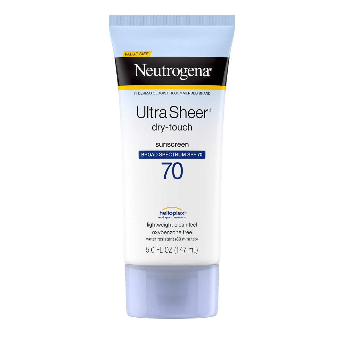 Neutrogena Ultra Sheer Dry-Touch Sunscreen Lotion Spf 70, Water Resistant, 5 Fl Oz