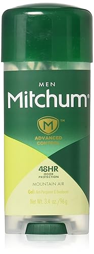 Mitchum Men Antiperspirant Gel, Mountain Air, 48-Hour Odor Defense, 3.4 Oz