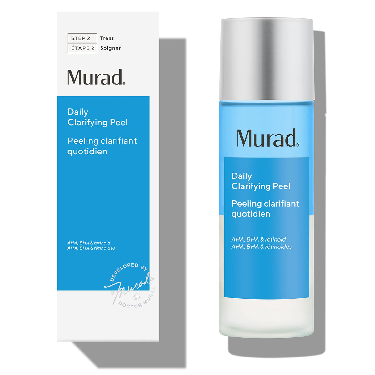 Murad Daily Clarifying Peel - Exfoliating Retinoid/Aha/Bha Solution, 3.2 Fl Oz