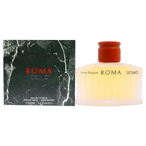 Laura Biagiotti Roma For Men Edt Spray 4.2 Oz - Classic, Elegant Scent With Grapefruit & Bergamot