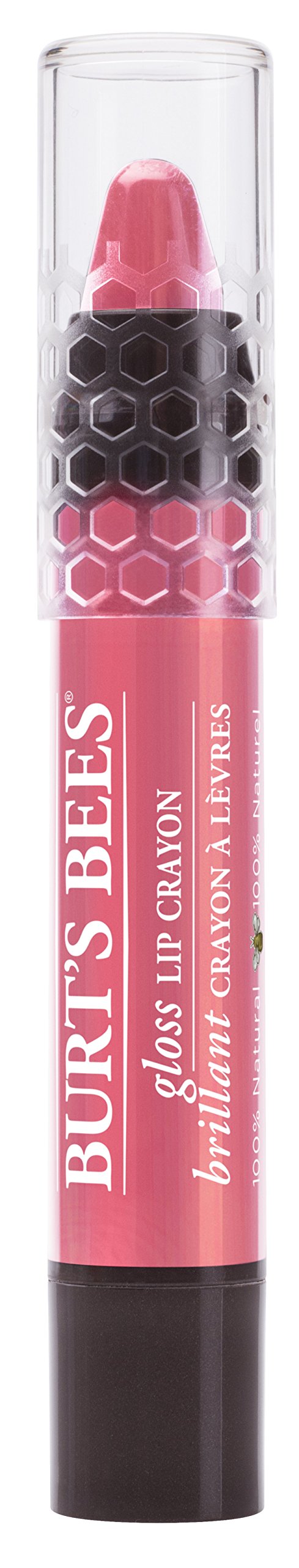 Burt'S Bees 100% Natural Lip Crayon, Pink Lagoon - Moisturizing, 0.1 Oz, 1 Count