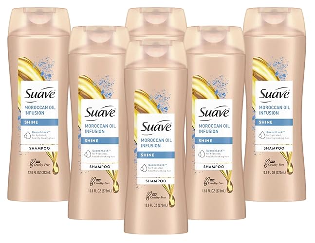 Suave Professionals Shine Shampoo Moroccan Infusion, 12.6 Fl Oz, Pack Of 6