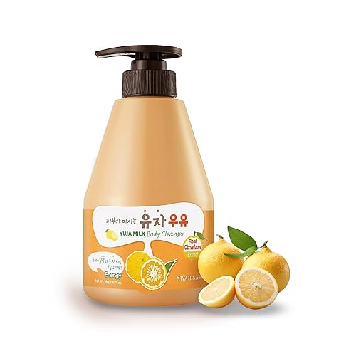 Welcos Kwailnara Yuja Milk Body Cleanser – Radiant Skin, 19.75 Fl. Oz Korean Body Wash