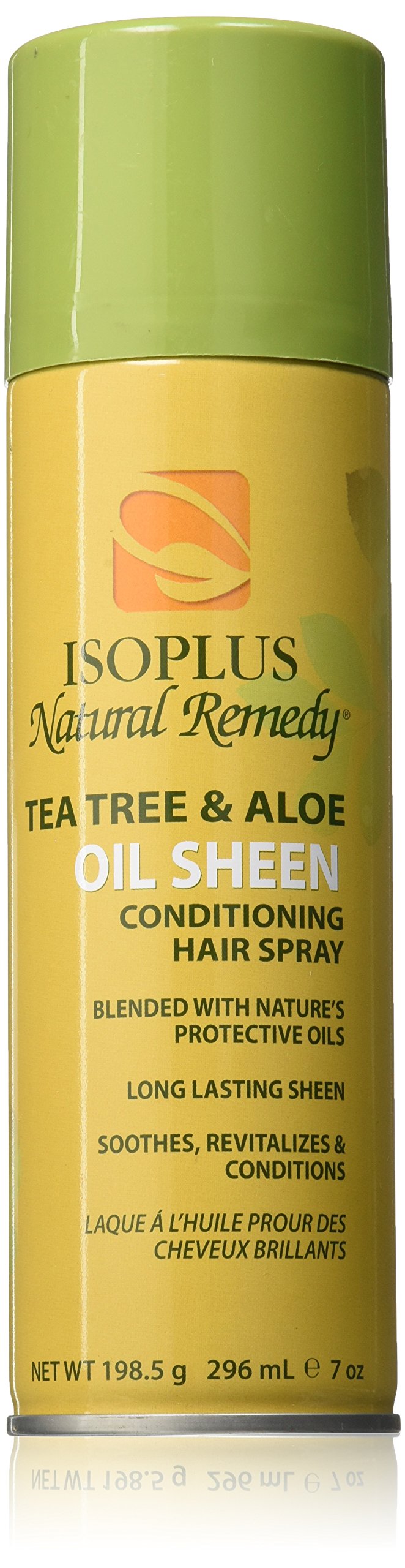 Isoplus Tea Tree & Aloe Oil Sheen Conditioning Hair Spray, 7 Oz - Natural Remedy