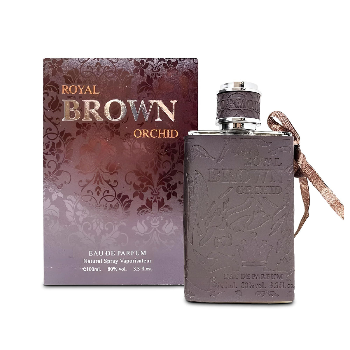 A Center Royal Brown Orchid Cologne For Men, 3.4 Fl Oz - Classic Eau De Toilette Spray