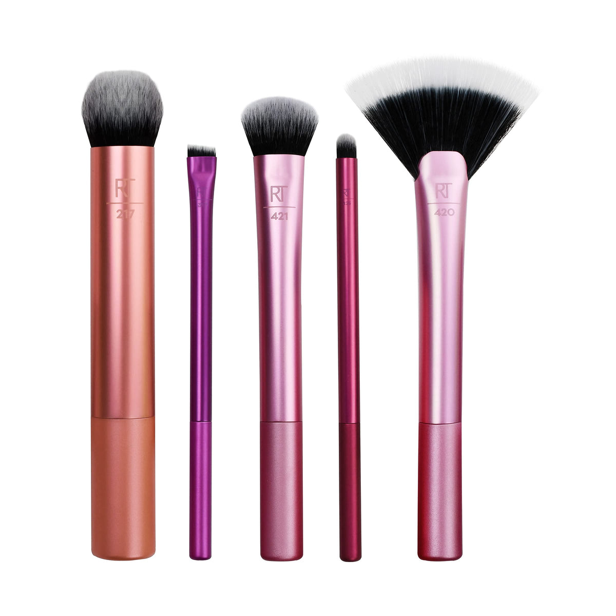 Real Techniques Artist Essentials Makeup Brush Set  For Foundation  Blush  Highlighter  Eyeshadow   Liner  Professional Makeup 