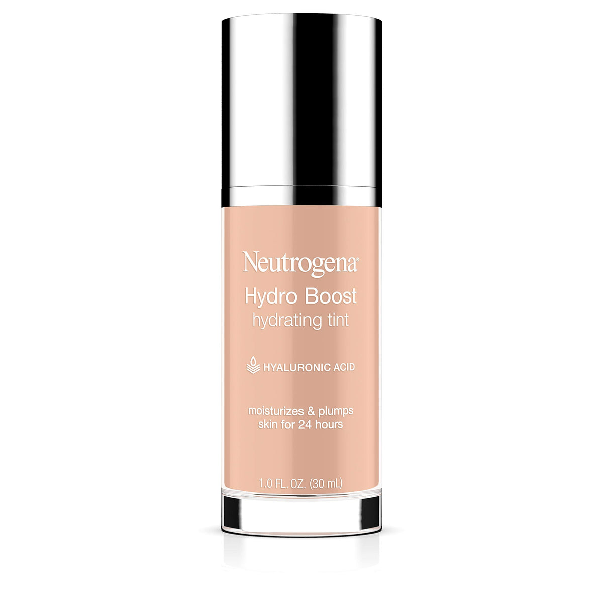 Neutrogena Hydro Boost Hydrating Tint, Oil-Free Liquid Foundation, Natural Ivory, 1 Fl Oz